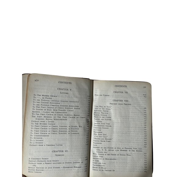 Antique Miscellaneous Writings 1883-1896 By Mary Baker Eddy Hardcover Book - Picture 7 of 16